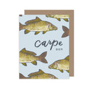 Root & Branch Paper Co. - Carpe Diem Carp Fish Card