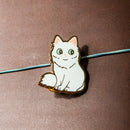 Thousand Skies - Enamel Pin - White Cat