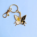 Glitter Punk - Yin and Yang Butterfly Key Chain