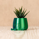 Ingadi - Happy Pot Planter - Alocasia Leaf Face : Medium
