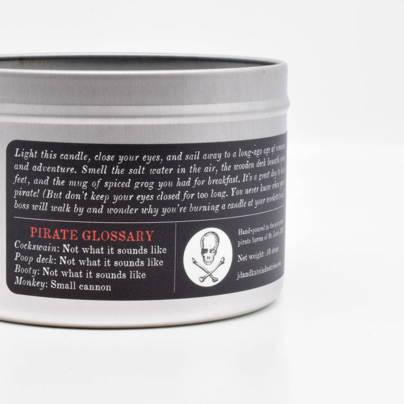 JD and Kate Industries - Pirate Scented Candle