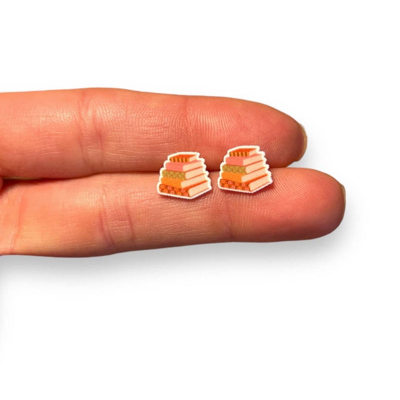 Sona Studio - Groovy Book Earrings