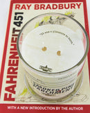 North Ave Candles - Banned Book Candle, Fahrenheit 451 / bookstore gift