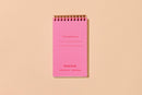 And Here We Are - Goldfish Crackers Letterpress Pocket-size Spiral Notebook - Made in USA - Foodie, Snack, Kids - Stocking stuffer, Holiday, Gift Guide