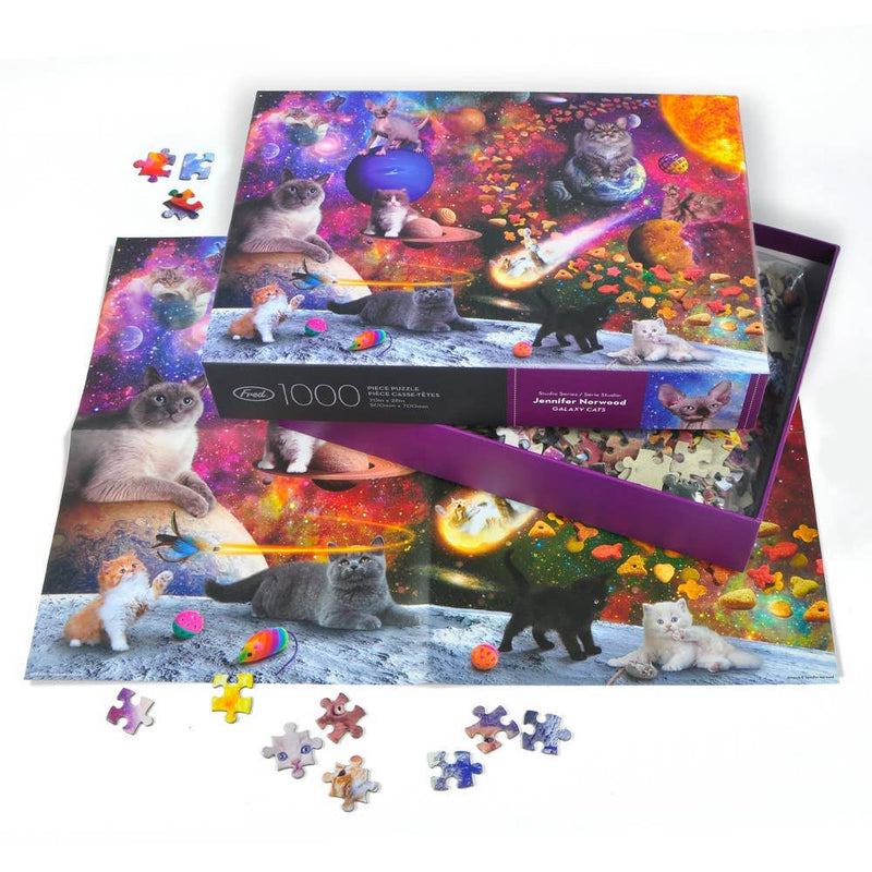 Fred & Friends - Puzzle 1000 Pc - Norwood Galxy Cats