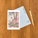 Found Image Press - Postcard KF-235 Fairies by the Stream