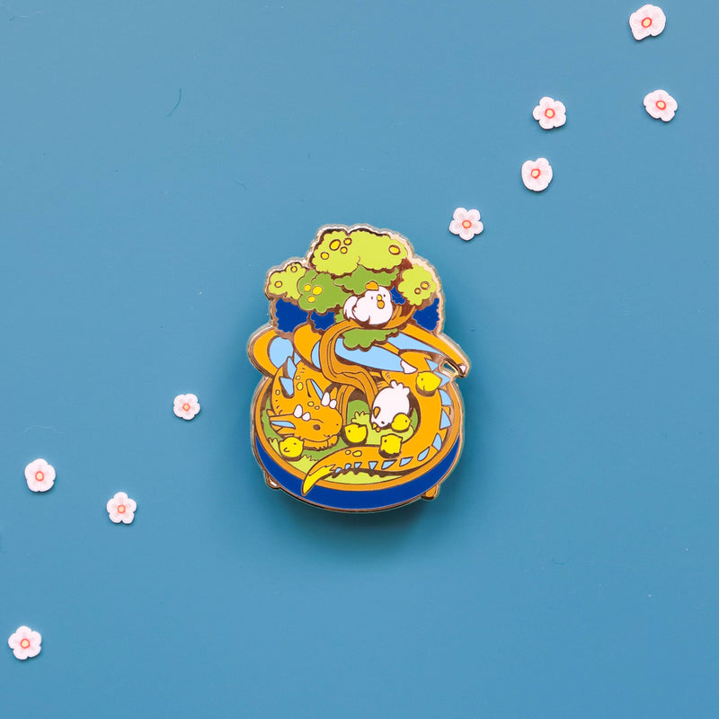 Thousand Skies - Enamel Pin - Bonsai Garden - Dragon