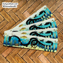 Kelly Latham Art - Sea Monster Ocean Myth Bookmark Bookstore Reading Cute Sea