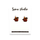 Sona Studio - Pumpkin Witch Earrings