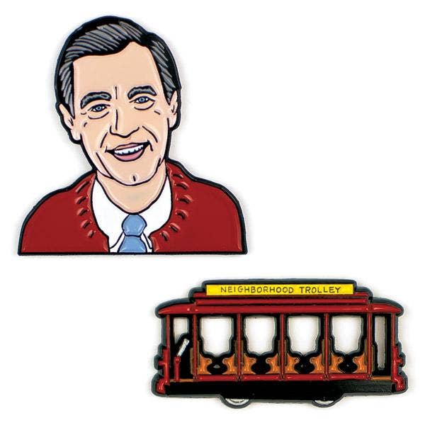 Unemployed Philosophers Guild - Mister Rogers and Trolley Pins