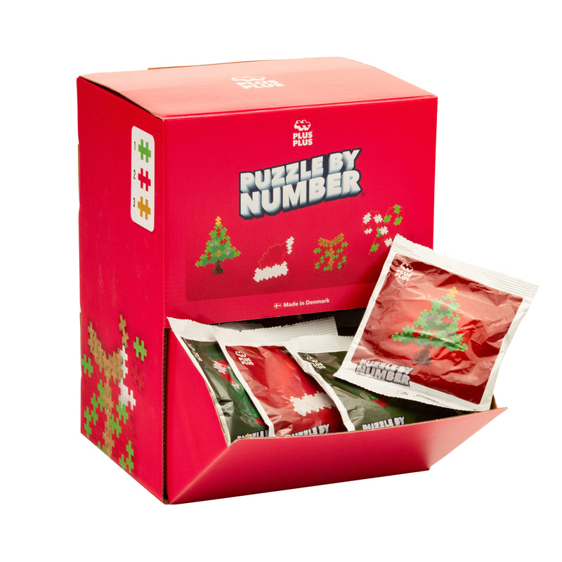 Plus-Plus USA - Puzzle by Number - 48 pc Holiday Display Program