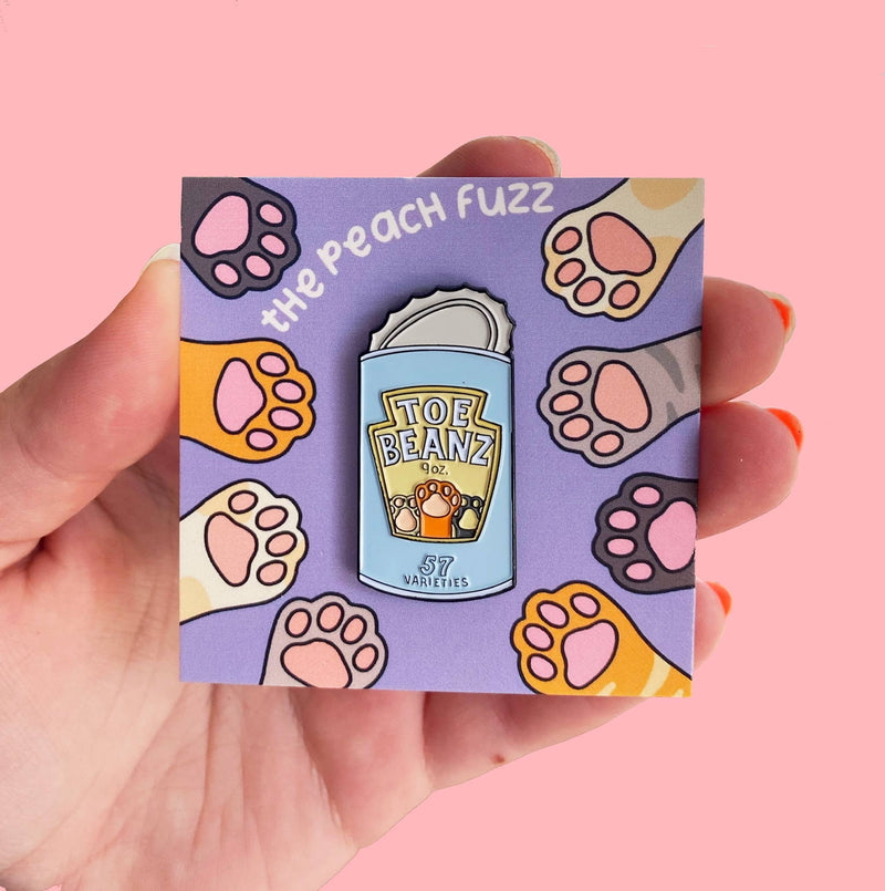 The Peach Fuzz - Toe Beans Enamel Pin