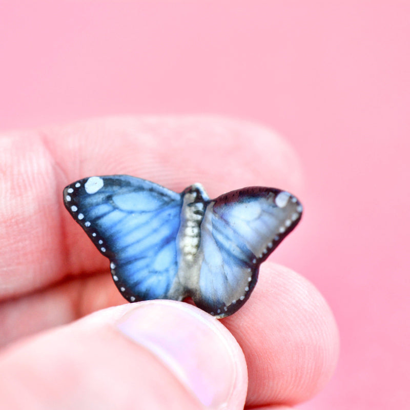 Camp Hollow - Blue Butterfly Necklace