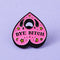 Punky Pins - Bye Bitch Planchette Enamel Pin