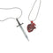 Vinca - My BFF Is Sword o’ A Big Deal Necklace Set