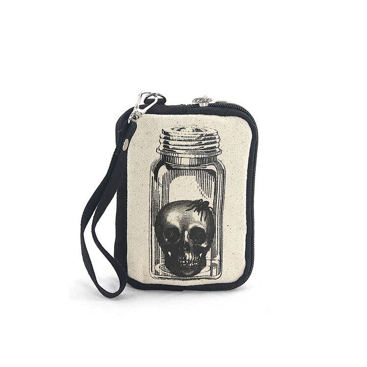 COMECO INC - 67405CN Vintage Print Head in a Jar Wristlet