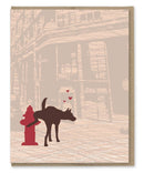 Dog Hydrant Mine All Mine Card