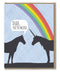 Unicorn Weird Birthday Card