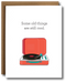 Record Player Birthday Card