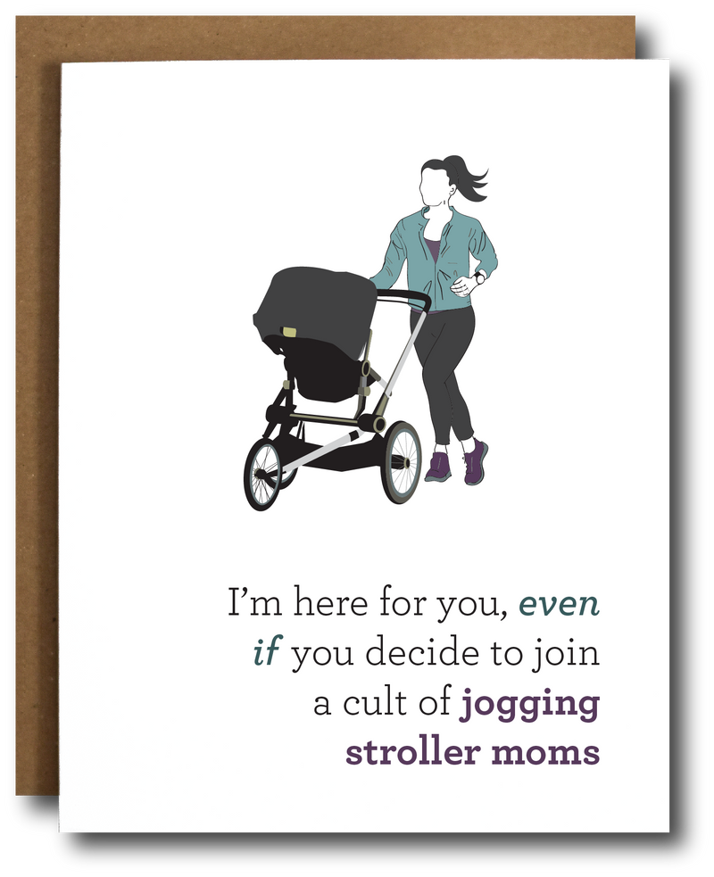 Stroller Runner Mom Card