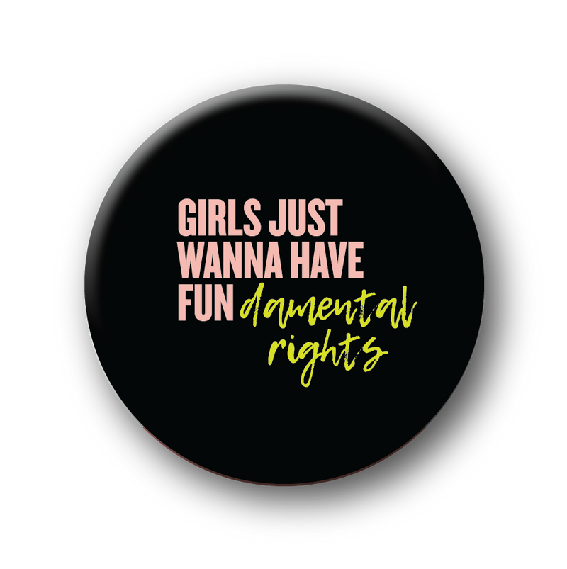 The Card Bureau - Fundamental Rights Button Pin