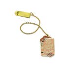 Floral Book Enamel Bookmark