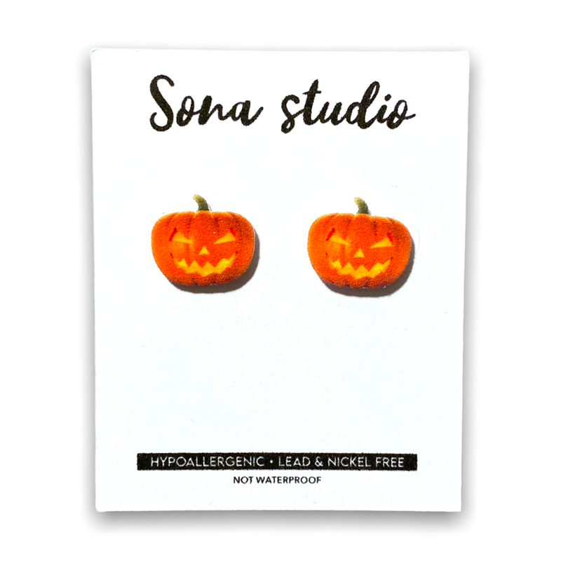 Sona Studio - Jack O Lantern Earrings
