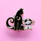 Glitter Punk - Crystal Ball Cat Enamel Pin – Halloween Collection