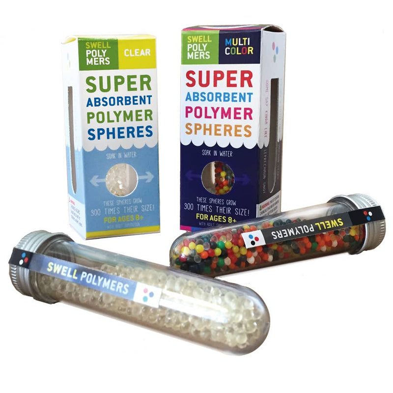 Copernicus Toys - SWELL POLYMER MULTI-COLORED SPHERES - DISPLAY (12 PIECES)