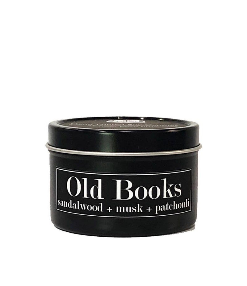 Fly Paper Products - Old Books Sandalwood + Musk + Patchouli 4oz Soy Candle