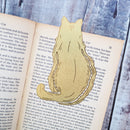 LiteraryEmporium - Cat Lover Etched Brass Bookmark