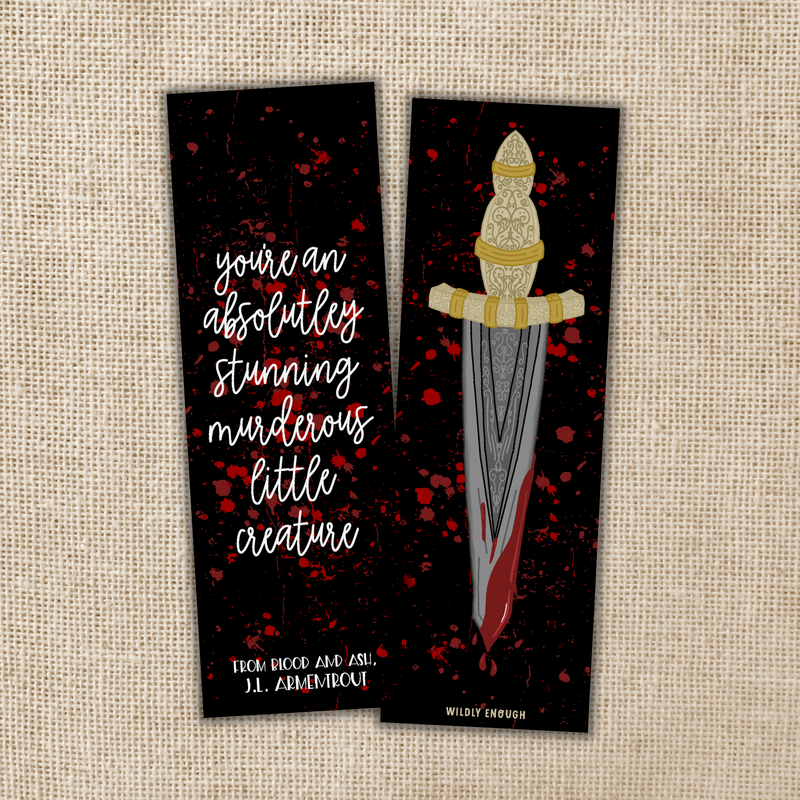 Wildly Enough - Absolutely Stunning Murderous Little Creature Bookmark