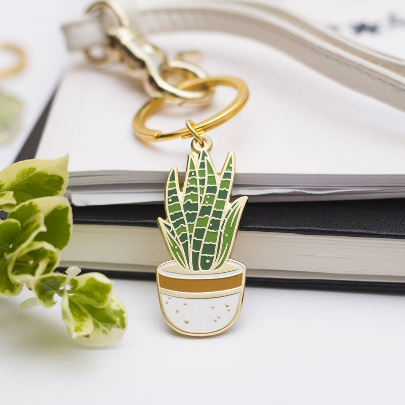 Occasionalish - Snake Plant Keychain
