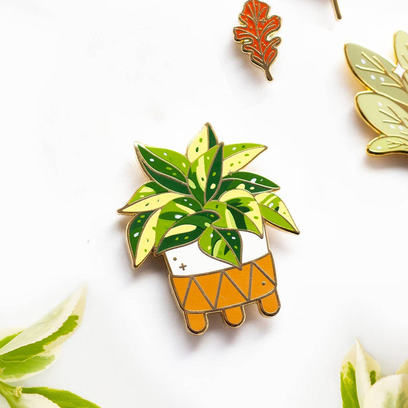 Occasionalish - Marble Queen Pothos Enamel Pin