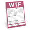 Knock Knock - WTF Nifty Notes (Brunt Pink)