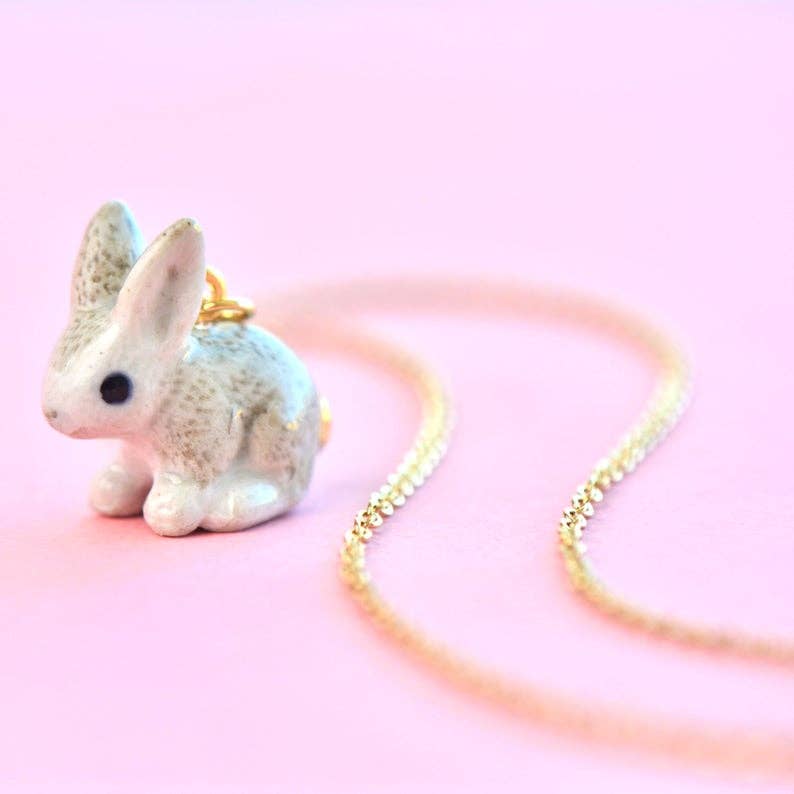 Camp Hollow - "Goldentail" Rabbit Necklace