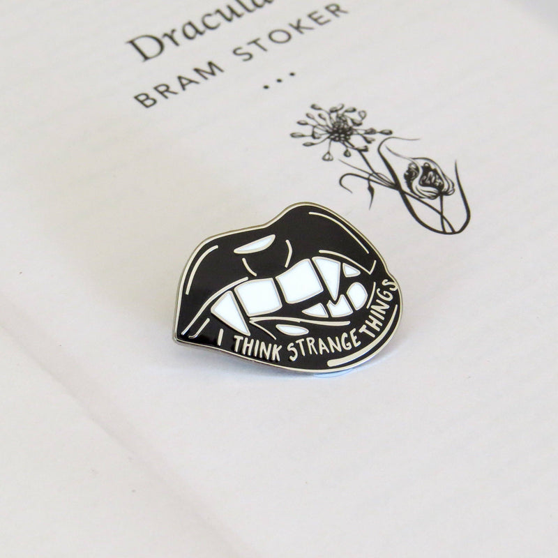 LiteraryEmporium - Dracula Enamel Pin Badge - Gothic Literature Collection