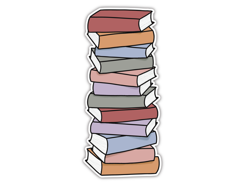 KynYouBelieveIt LLC - Book Stack Bookmark (Original) | Cute Book Tracker