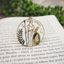 LiteraryEmporium - Athena Enamel Pin Badge - Greek Mythology Collection