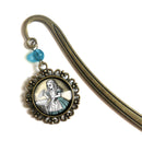 The Divine Iguana - Alice in Wonderland "Drink Me" Victorian Brass Bookmark