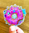 GLITTER STICKER: Pufferfish Donut (Puffer Pastry)