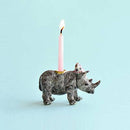 Camp Hollow - Rhino "Party Animal" Cake Topper