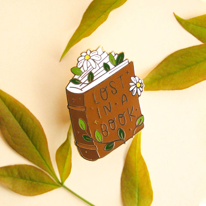 Occasionalish - Lost in a Book Enamel Pin