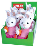 Wild Republic - PDQ 6 WR Bunny Tutu Asst Stuffed Animal