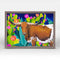 Desert Longhorn Cattle by The Stationery Bakery Canvas