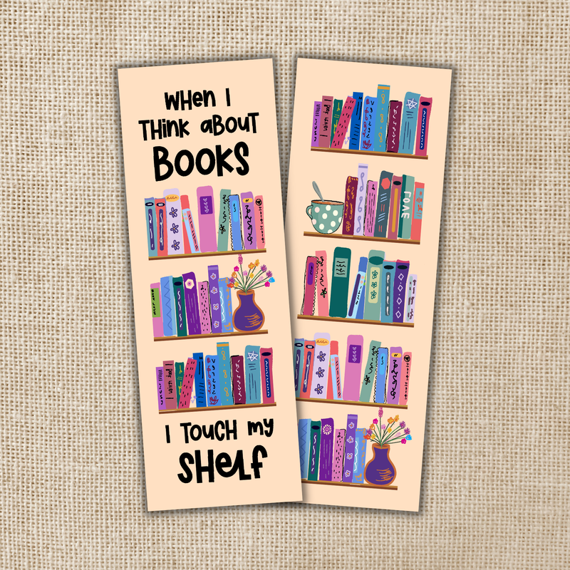 Wildly Enough - When I Think About Books Bookmark