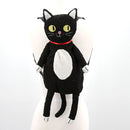 COMECO INC - Furry Black Cat Backpack