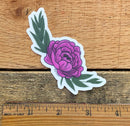 jd.stitch  - Pink Poppy Clear Sticker