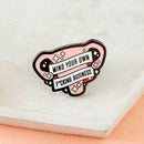 Punky Pins - Mind Your Own F*kn Business Uterus Enamel Pin