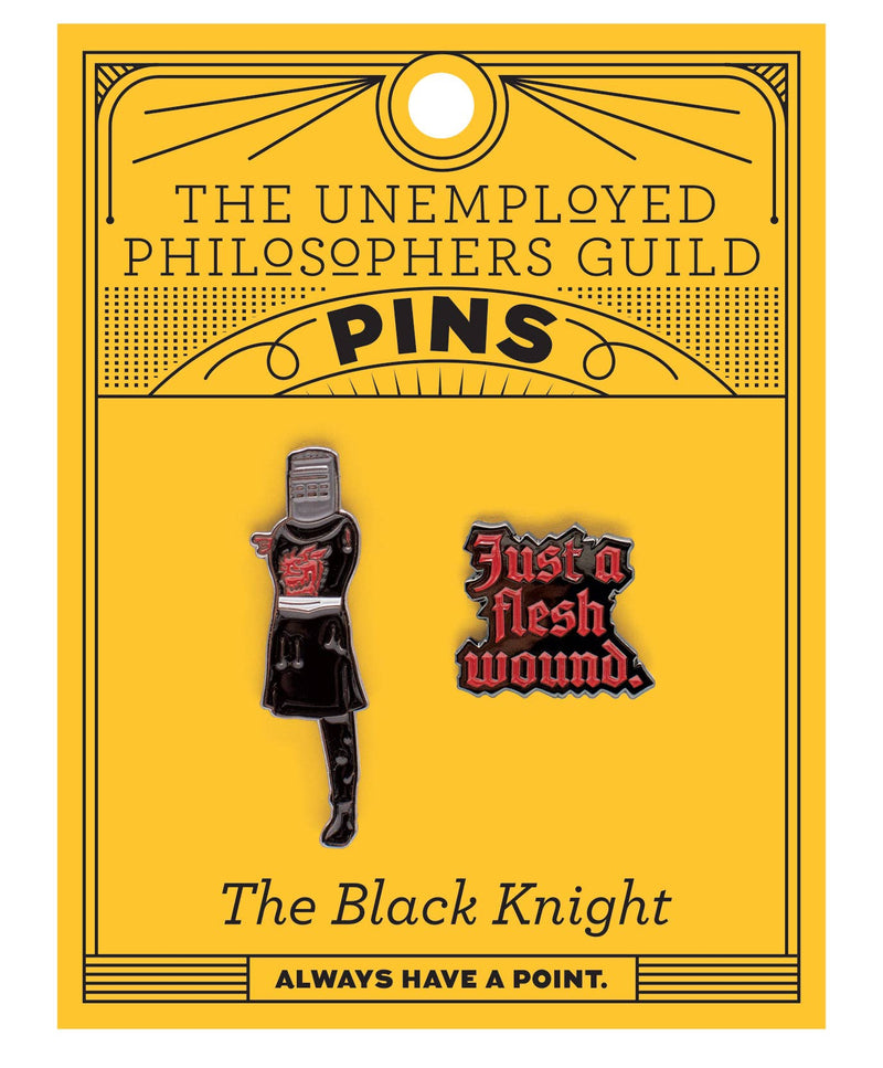 Unemployed Philosophers Guild - Black Knight Pin Set